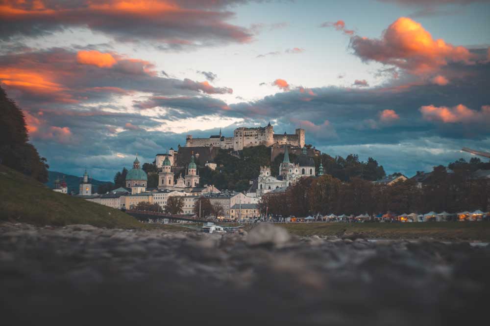 Stadt Salzburg - Festung Hohensalzburg  Bild:  Erik Odiin auf Unsplash