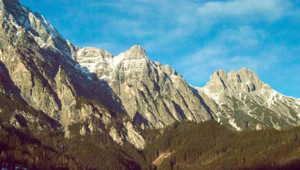 Am Nordrand der Alpen entlang...  Bild Gottfried Pattermann