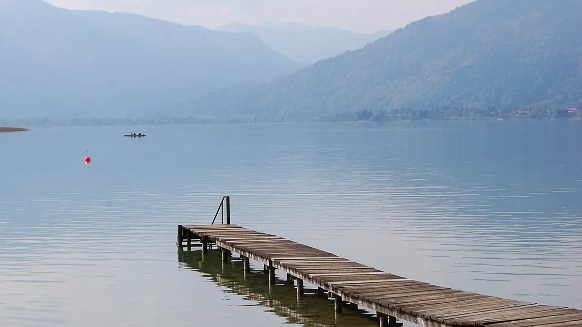 Zur ruhe kommen - Steg am Tegernsee