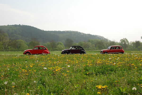 „On the Road again“ im Oldtimer durch die Landschaft Bild: Hotel Sonne/Frankenberg