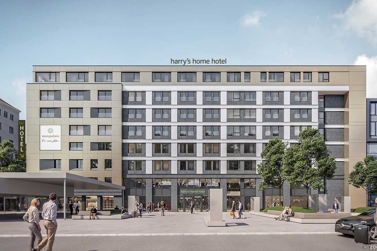 Das neue harry’s home Villach eröffnete am 24. April 2023 und ist das erste Haus der Hotelgruppe harry’s home hotels & apartments im österreichischen Bundesland Kärnten. © harry’s home hotels & apartments