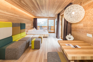 Suite im Hotel Valserhof in Südtirol © valserhof