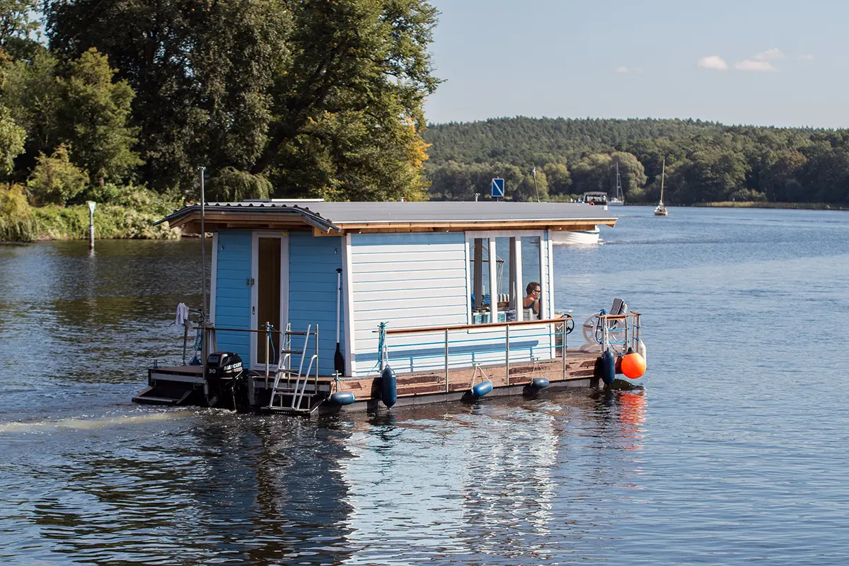 Hausboot auf der Havel