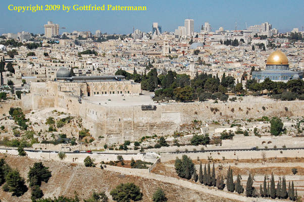 Jerusalem - vom Oelberg aus