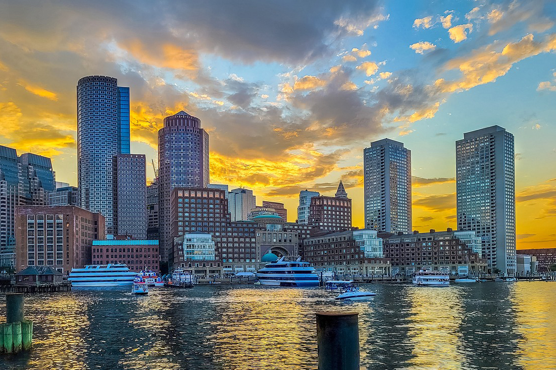 Bosten - die größte Stadt in Massachusetts