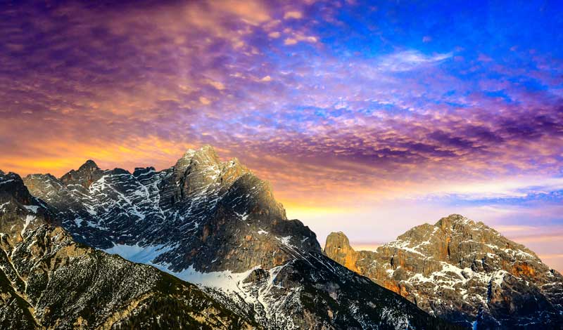 Die Leoganger Steinberge im Winter  (c) Peter Kühnl