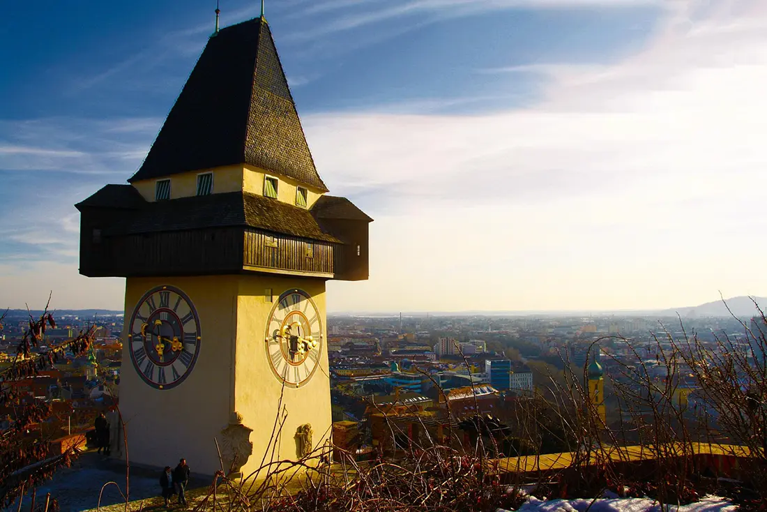 Graz, Uhrenturm auf der Festung