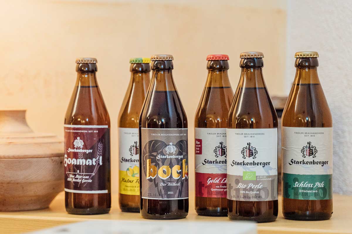 Biermythos Starlenberg: eine breites Sortiment an Bieren  Bild: Brauerei Starkenberg