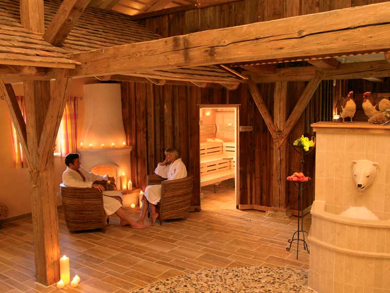 Saunastadl im Hotel-Drei-Quellen-Therme, Bad-Griesbach