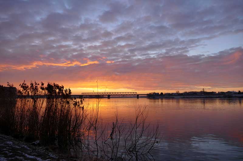 Die Elbe bei Lauenburg ist zu jeder Jahreszeit ein Erlebnis - ganz besonders für Natur- und Vogelfreunde. Foto: djd/Stadt Lauenburg/Elbe/Ulrike Sindermann