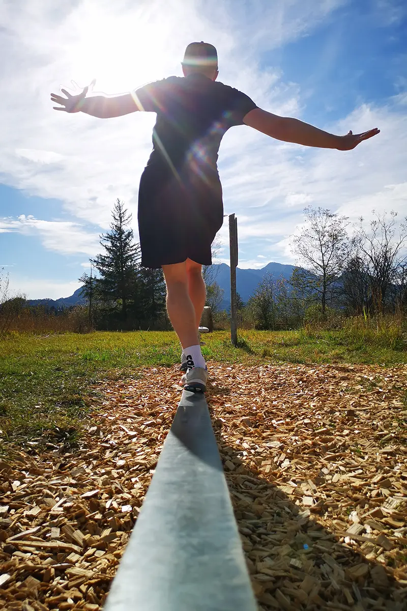 „Kochler Bewegungsparcours“ im Zwei-Seen-Land. Foto: Sebastian Jocham, Fitballness  
